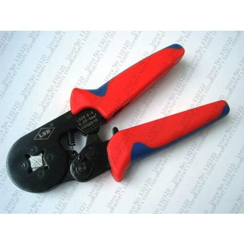 LSC8-6-4(blacken)0.25-6mm2 Terminal Crimping Tool Bootlace Ferrule Crimper Wire end Cord end lug