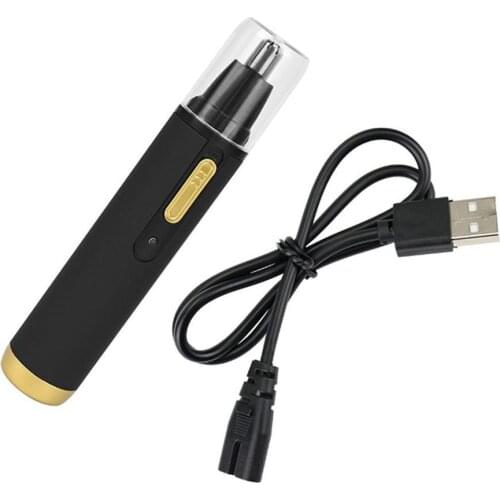 Usb Rechargeable Nose Hair Trimmer Repair Nose Hair Knife Tool Hair Nose Safe Nose Care Trimming Hair Cut Shaving W3Z1