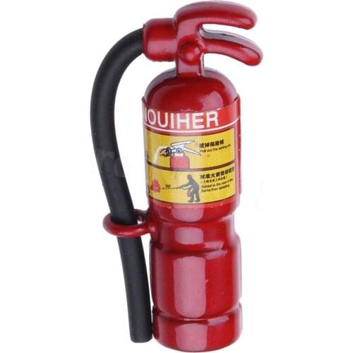 Metal 1/10 Scale Simulation Fire Extinguisher RC Rock Crawler Accessory For Traxxas TRX4 Axial SCX10 TAMIYA CC01 RC4WD D90 D110
