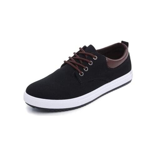 2019 New Mens Casual Shoes Cotton Spring Autumn Lace-up Shoes Men Low Style Youth Ankle Shoes Top Fashion