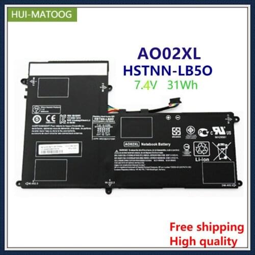 Laptop Battery AO02XL HSTNN-LB5O for HP ElitePad 1000 G2 HSTNN-C78C HSTNN-IB5Q 728250-1C1 728558-005 728250-421 A002XL 7.4V 31Wh