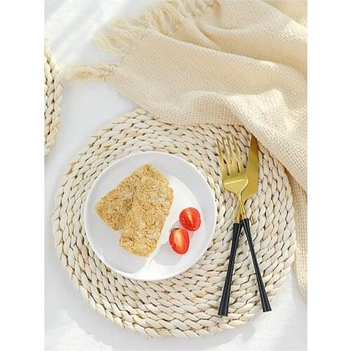 INS Shooting Props Photography Background Props Corn Mat Photo Props Ornaments Posing Food Placemat Coaster