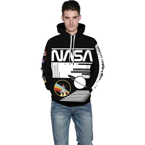 Family Matching Outfits Autumn Winter New Space Letter Print Hoodie Parent Child Sweatshirt Father Mother Kid Boys Girls Clothes