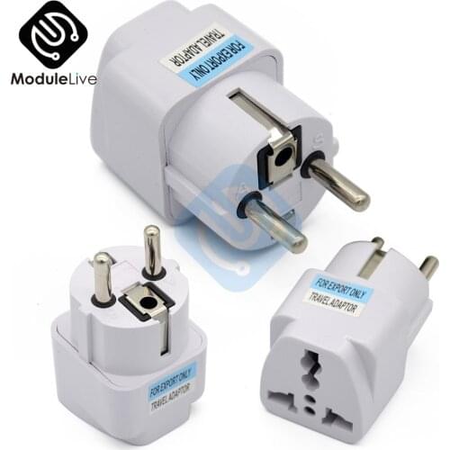 US UK AU Universal To EU Power Charger Converter Adapter Home Wall Travel Plug Eletronic Tools