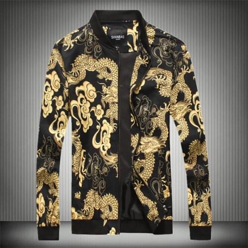 XingDeng spring autumn Super Cool Mens Chinese Style Jacket With Dragon Embroidery Male Casual Fashion cotton top Coat plus 5XL
