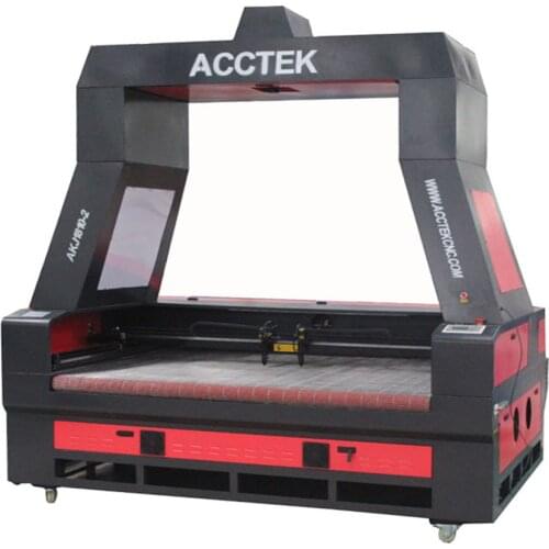 Factory Supply Double heads 90W 130W 150W 220W 300W cnc wood textile wood lens CO2 laser engraving machine Reci Acrylic cut