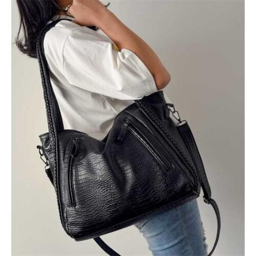 Women Crossbody Bags Luxury Vintage Brand Designer Shoulder Bags for Female Top-handle Casual Big Totes