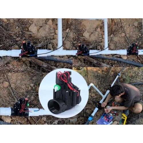 11/2inch (1.5" / 40 mm) Irrigation Solenoid Valve Garden Lawn Grass Full Circle Water Impact Sprinkler Irrigation valve