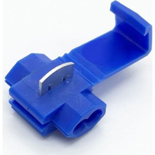 25 Set Quick Wire Connector Scotch Lock Snap AWG 14 -16 Without Breaking Cable Insulated Crimp Quick Splice Electrical Terminals