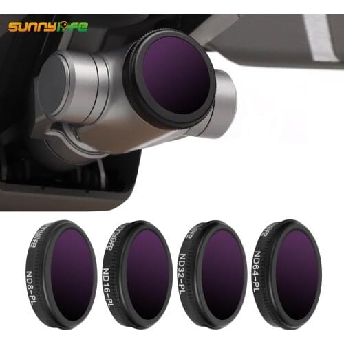 4pcs/set ND8-PL ND16-PL ND32-PL ND64-PL Lens Filter kit for DJI MAVIC 2 ZOOM Drone Accessories