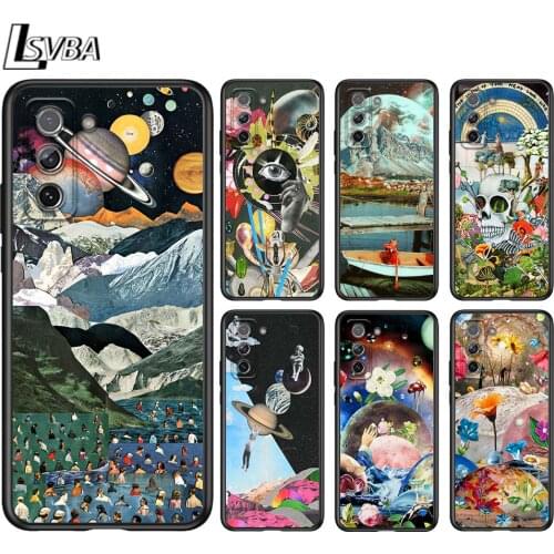 Trippy Art Aesthetic for Samsung S20 FE Ultra Plus A91 A81 A71 A51 A41 A31 A21 A11 A12 A72 A52 A42 A32 A12 Phone Case