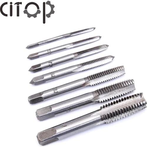 Citop High Quality M3 M4 M5 M6 M8 M10 M12 HSS6542 Left Hand Tap Pitch Threading Tools For Mold Machining Thread Die Drill Bits