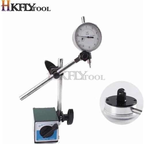 Shipping costMagnetic stand with fine-adjustment & dial indicator 0-10mm with magnetic base 12.7mm digital indicator Measuring