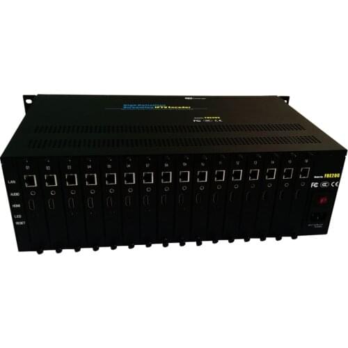 FMUSER FBE216 H.264 H.265 16 channels HDMI encoder IPTV Video for Digital TV