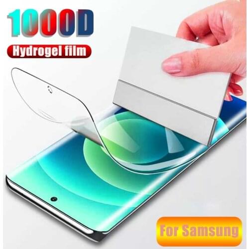 1000D Hydrogel Film For Samsung Galaxy A52 A51 A72 A71 A50 A21S Screen Protector For M31 M51 M21 A31 A70 A10 A20 A80 Not Glass
