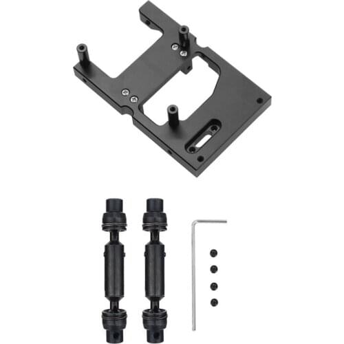 Rc Car Metal Steering Servo Warehouse Fixed Mounting Bracket with 2 Pcs Metal Front Rear Drive Shaft