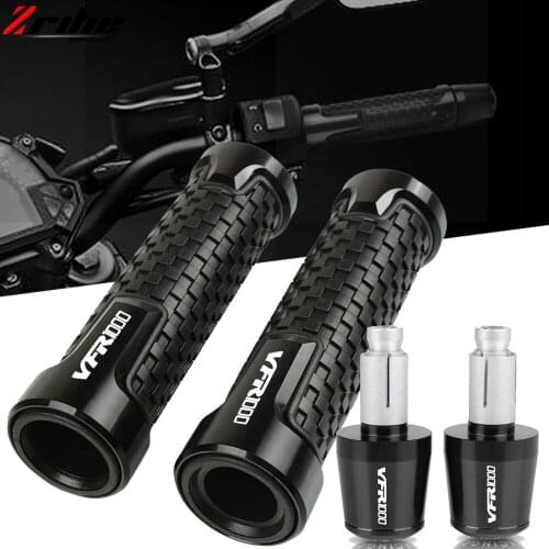 Motorcycle Accessories Handlebar Grips Ends 7/8" 22mm Handle Bar End Plug Caps For HONDA VTR1000F VFR 1000F VFR1000 F 2005 2006