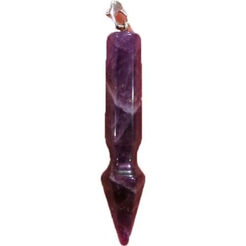 Natural Crystal Pink Crystal Amethyst Tiger Eye Stone Opal Dongling Jade Pendant Fashion Generous Men And Women Pendant