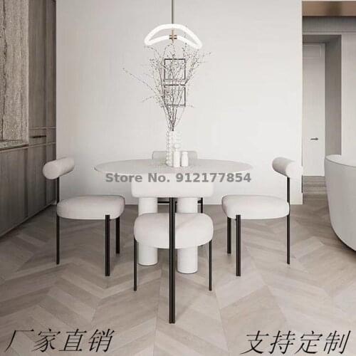 Nordic dining chair home modern minimalist backrest net red makeup chair designer creative casual light luxury restaurant chair