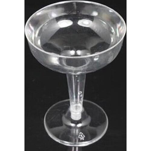 Plastic Restaurant Tumbler Beer Wine Beverage Cups Cocktail Whiskey Break Resistant Drinking Glasses Transparency Cafe Bar 6PCS