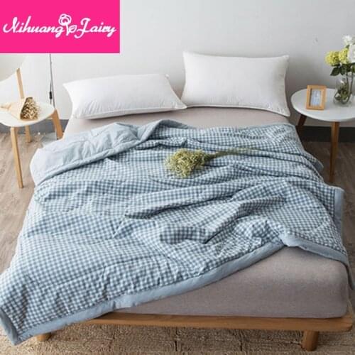 Washed cotton summer quilt, air-conditioning quilt, single double spring and autumn quilt, core space quilt, cool summer quilt