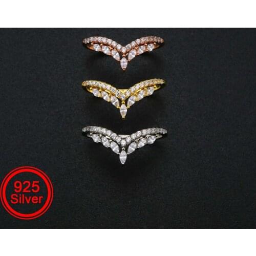 Rose Gold Plated Solid 925 Sterling Silver DIY Adjustable Stackable Ring 1294199