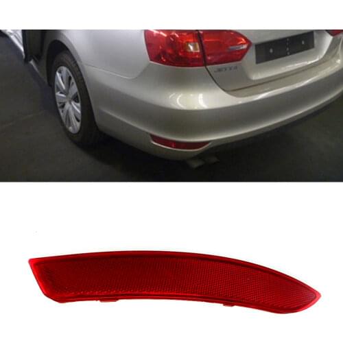 Left For VW Jetta A6 EU Version 2011 2012 2013 2014 Car-styling Rear Tail Bumper Corner Reflector Decorative False Light Lamp