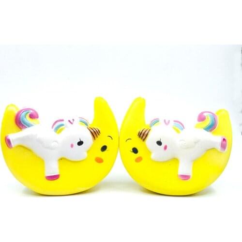 Squishy 1pcs kawaii squishy moon horse slow rising squishy scented toys kids gifts squeeze