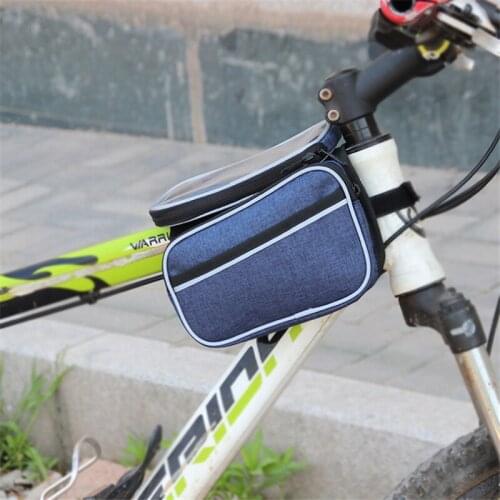 Bicycle Bag Bike Cycling Bag 6.8 inch Mobile Phone Bicycle Top Tube Handlebar Bags Mountain Cycling Accessories