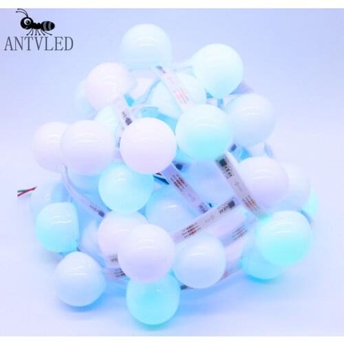 WS2811 Addressable IC RGB Smart Pixel Ball Lamp Led Strip IP67 Waterproof 10Pixels/m Decoration Light DC12V For Hoom Outdoor