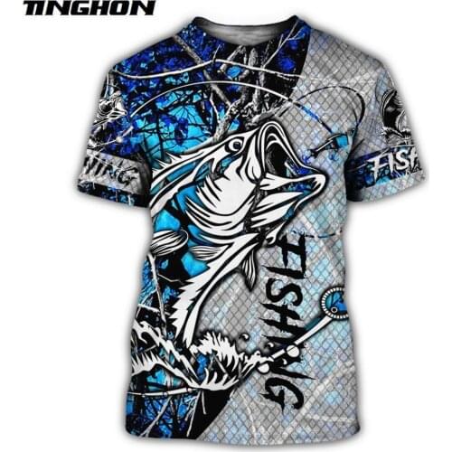 XS-7XL Fishing Camo 3D All Over Printed men t shirt Harajuku Fashion Short sleeve shirt summer streetwear Unisex tshirt 01