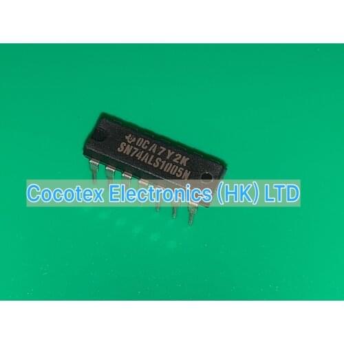10pcs/lot SN74ALS1005N DIP14 SN 74ALS1005 N IC INVERTER HEX 1-INPUT 14DIP SN74ALS1005-N
