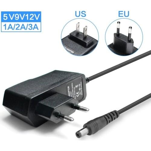 AC/DC 5V 9V 12V Adapter 1A 2A 3A 220V TO 5 9 12 V Volt Universal Power Adapter 12V 9V 5V Charger Supply Switching EU US Plug