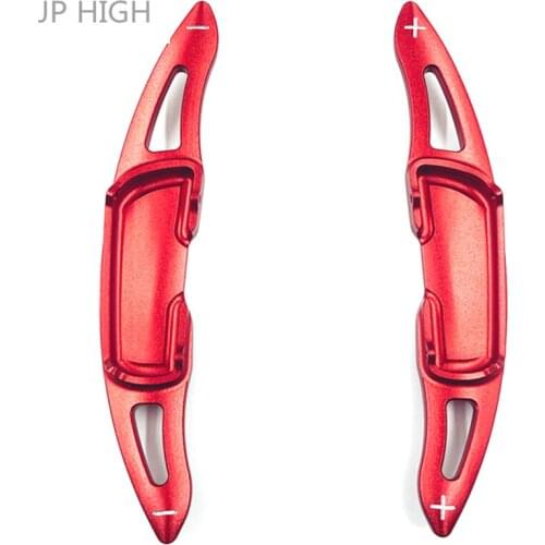 Aluminum Steering Wheel Paddle Shifter Extensions Covers 2 Pieces(Red) for Mazda 3 6 Axela Atenza CX-3 CX-5 MX-5 CX-9