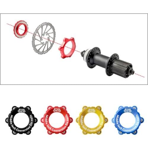 Cycling Bike Bicycle Center Lock Six Nail Hub Conversion Seat Aluminum Alloy Bike Bicycle Boost Hubs Conversion Kit Bicycle Hubs