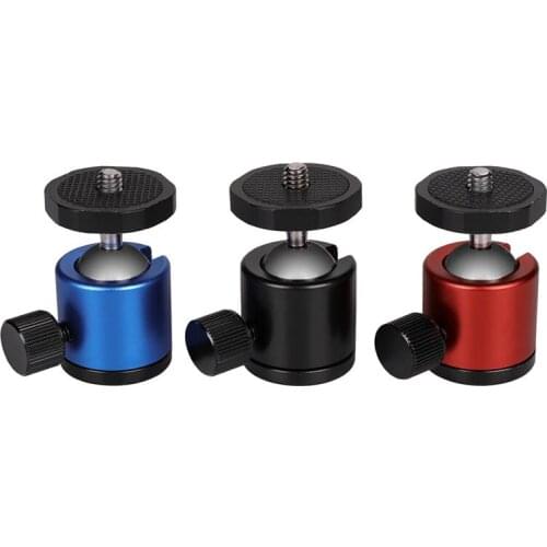 Foleto Colorfull Q29 Tripod Ball Head 360 Degree Roating 1/4" Plate Holder Mount for Camera Photography Light Stand phone stand
