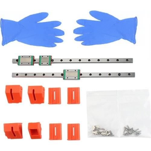 For Prusa I3 mk3/mk3s Y axis MGN12H linear Rail Sliding Guide Blocks Ipgrade Kit for Y-axis M3 Lock Nut Printer Accessory
