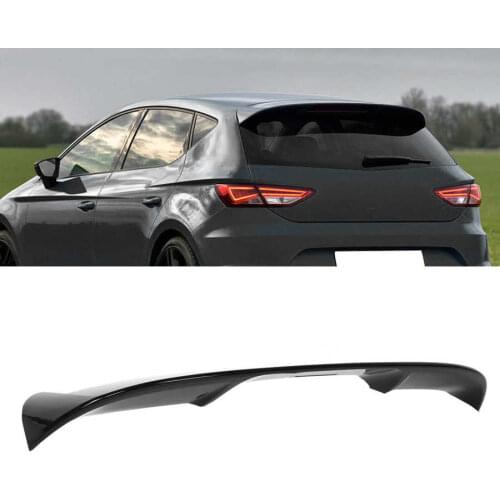 Glossy Black Rear Roof Spoiler Fit for SEAT Leon 5F Mk3 5 Door 2013 2014 2015 2016 2017 2018 2019 2020 Car Accessories