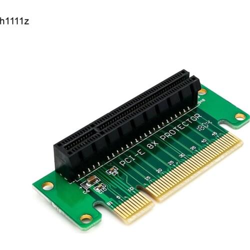H1111Z PCI-E PCI Express 8X 90 Degree Adapter Riser Card For 1U Computer Case Chassis PC Converter Expansion Card Components NEW