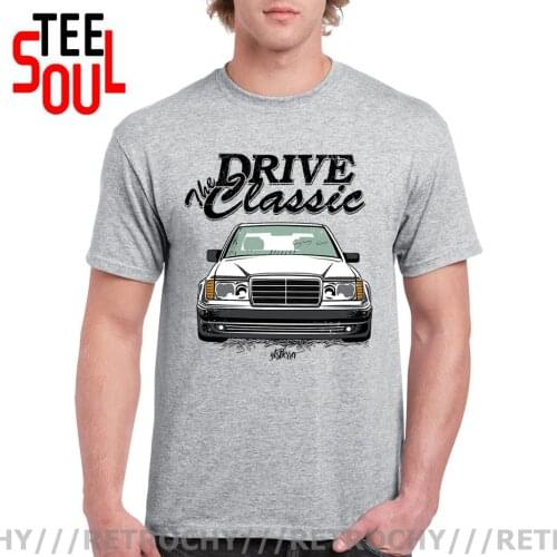 Drive The Classic Cool Automotive Car Turbo W124 men T shirt Anime T-shirts tee shirt homme TShirt Graphic tees Men Streetwear