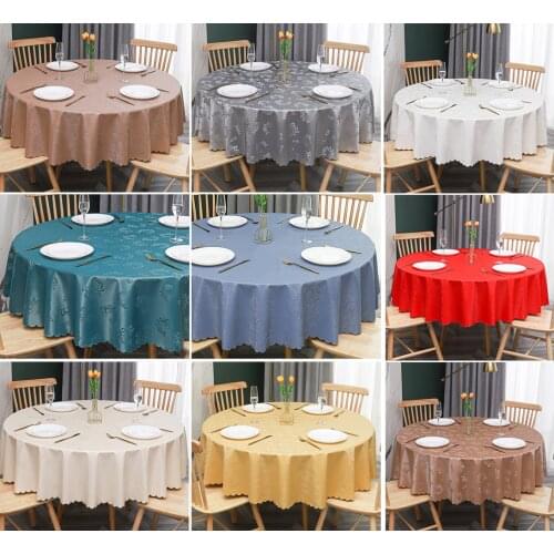 Round Tablecloth PVC Waterproof Antifouling Cover Outdoor Dining Table Cloth