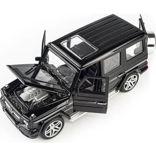 1:32 Alloy Diecast Car Suv Model G65 GTR Car Toys Pull Back Vehicle with Sound Light Gift Collection For Children Boy