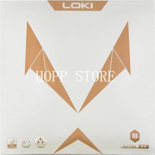 LOKI RXTON3 Table Tennis Rubber (Sticky rubber + Large Pores Cake Sponge) Original WANG HAO RXTON3 Ping Pong Sponge