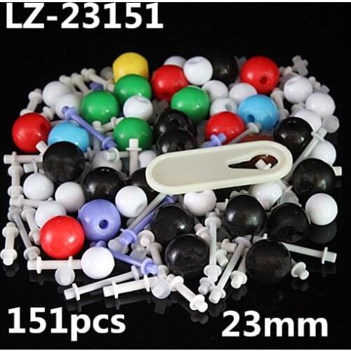 LZ-23151 molecular model kit 23MM Organic structure Model kits Chemistry Modeling set for children kids PP Plastic material