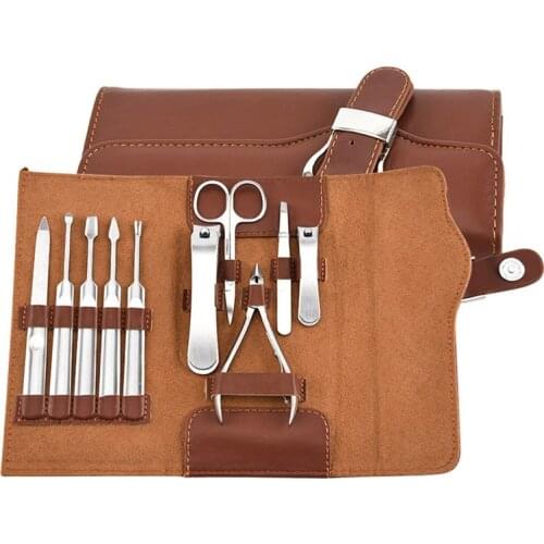 Manicure Set Nail Clipper Stainless Steel Nail Cutter Pedicure Kit Multifunctional Cuticle Nipper Utility Tools Makeup Grooming