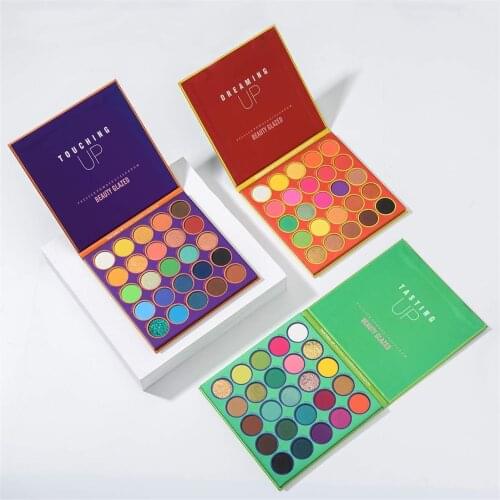 25 Colors Matte Glitter Shimmer Pressed Powder Eyeshadow Waterproof Long Lasting Pigment Eye Shadow Palette Makeup Cosmetics
