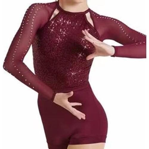 New dance costume professional jazz dance dress performance dress Lodysuit Latin dress