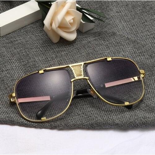 2020 New Fashion Big Frame Sunglasses Men Square Driving Glasses for Women High Quality Retro Sun Glasses Shades Gafas