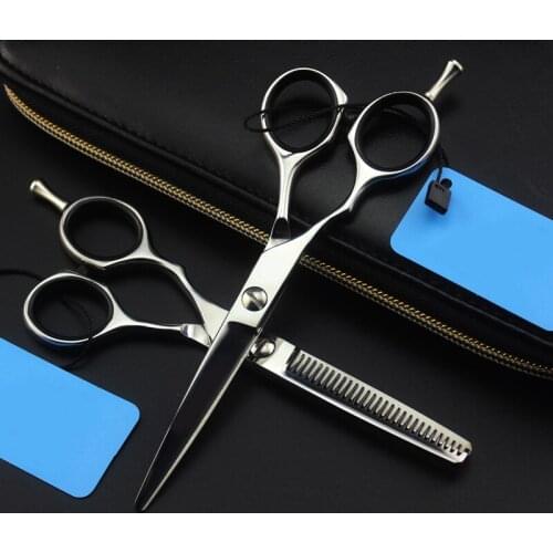 Brand professional japan 5.5 inch left hand hair scissors cutting barber makas hair salon scissor shears hairdressing scissors