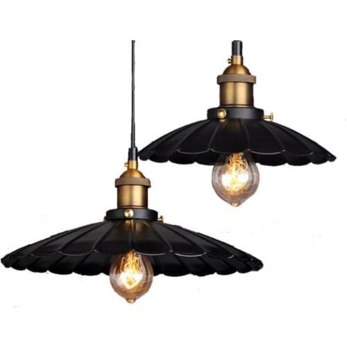 ANTINIYA Art Industrial Iron Vintage Loft Ceiling light Chandelier Pendant Lamp Fixture metal lampshade Fixtures Kitchen lamp